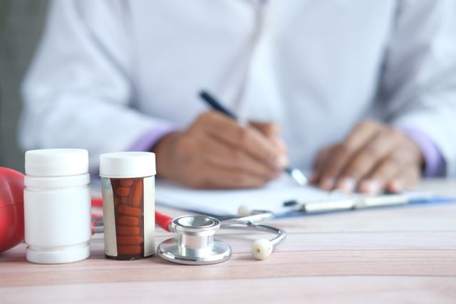 Photo by Towfiqu barbhuiya: https://www.pexels.com/photo/close-up-shot-of-medicines-and-stethoscope-on-the-table-9155927/